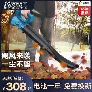 德国大功率强力充电鼓风机工业用电动吹灰机吹落叶树叶锂电吹风机