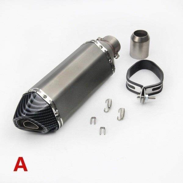 摩托排气管消声器 小六角形排气管 摩托车改装排气管改装排气管