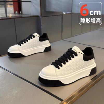 细节恰到好处Minimalism Aquaman简约百搭防滑小白鞋男厚底内增高