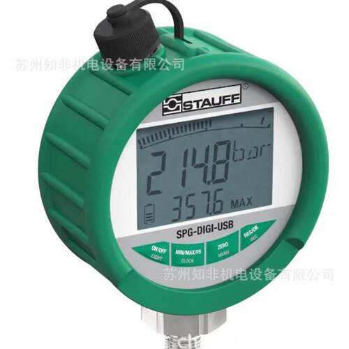 德国STAUFF西德福SPG063压力表SMK20测压接头SMB20-1-400-C6F现货