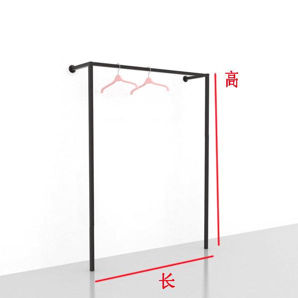 服装店展示架落地式挂衣架女男装店铺装修货架上墙侧挂壁挂式货架