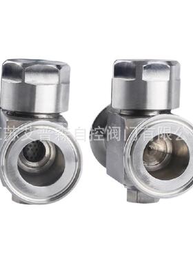 304不锈钢快装疏水阀卫生级快开快接卡箍式卡盘疏水阀门CS89W-16P