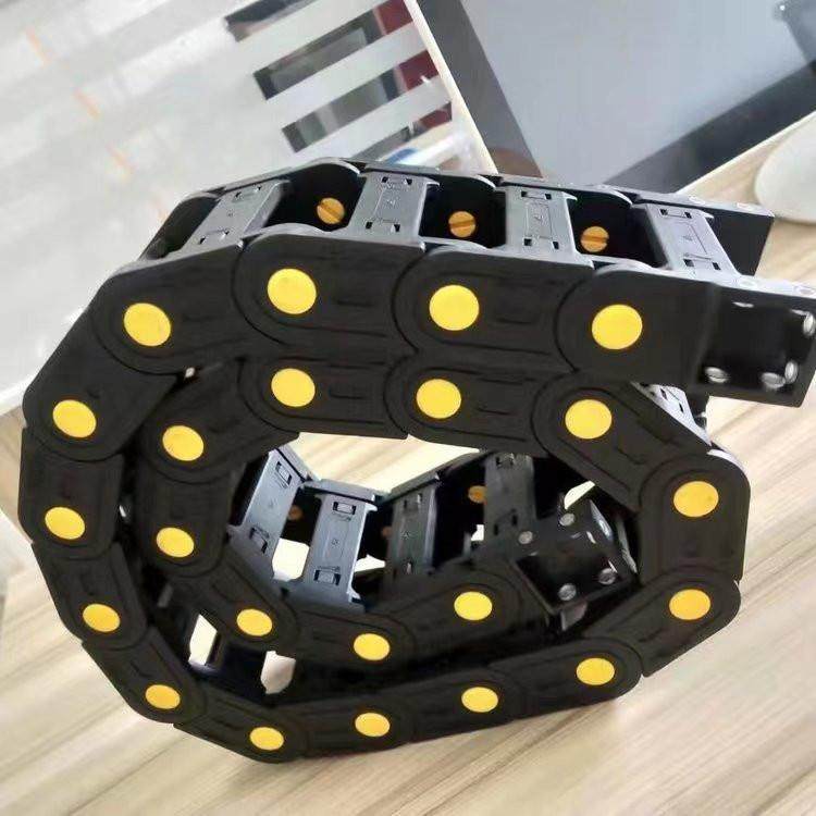 TLP45系列工程桥式塑料拖链切割机电缆线保护链条 全封闭塑料拖链