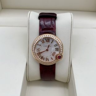 98新卡地亚18k玫瑰金WJBL0010石英女士手表30mm正品 新春特别款