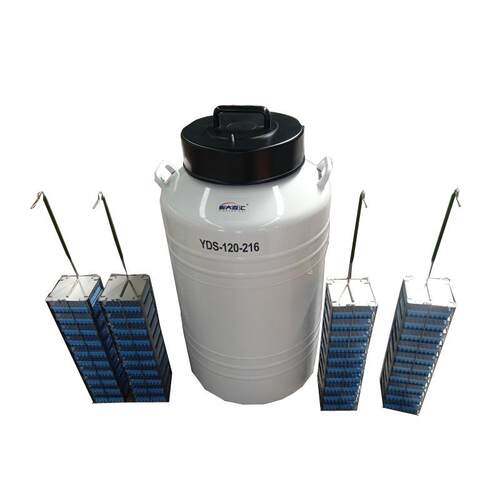 液氮罐YDS-120-216 120升216mm口液氮生物容器 存3240个2mL冻存管