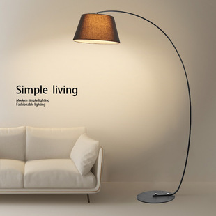 落地灯客厅高级感沙发旁边创意装 饰网红北欧台灯设计感轻奢钓鱼灯