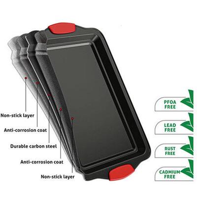 Cookie Baking Sheet Set Baking Pan Nonstick Kitchen Bakeware