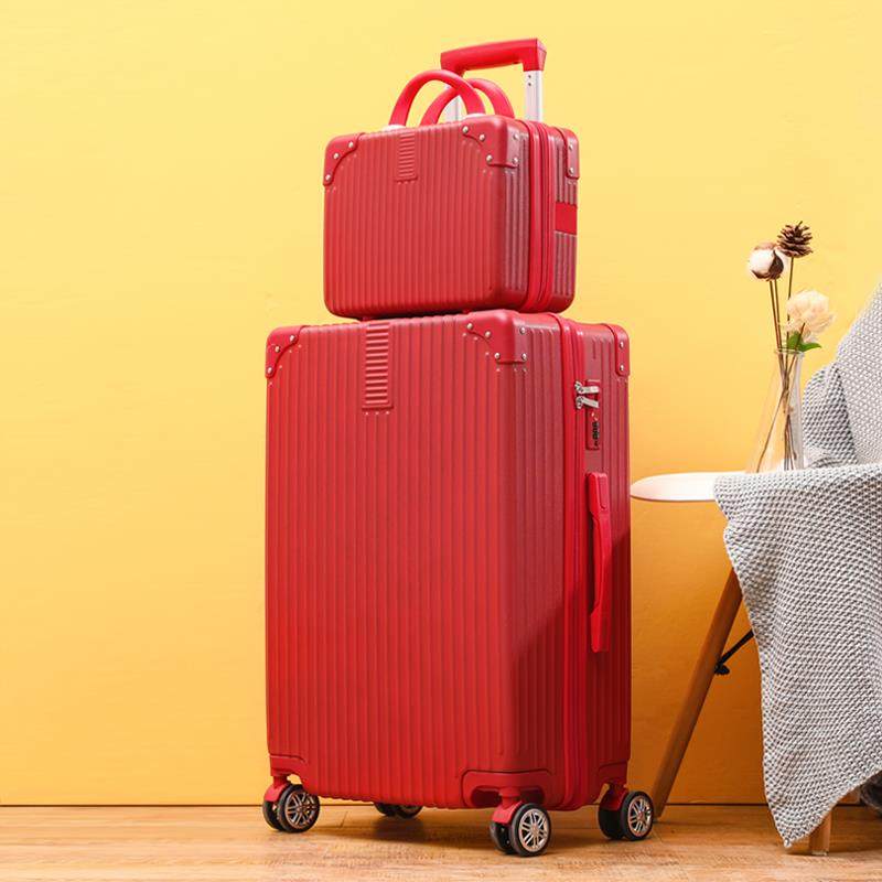 正品网红20行李箱ns女覆古拉杆密皮码箱学生24/2箱8寸大容量男i旅