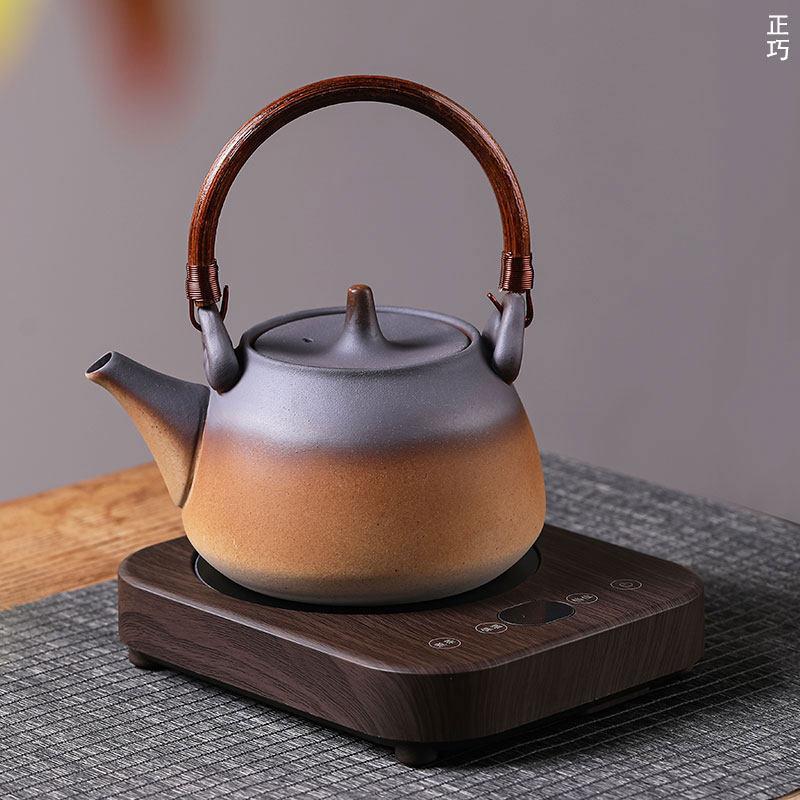 陶壶煮茶器耐高温围炉煮茶壶电陶炉养生壶套装家用炭炉明火烧水壶