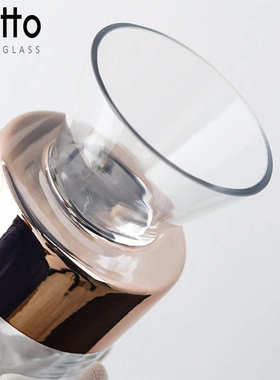 水培艺术透明玫瑰萝绿金养花欧风摆件家居装饰北摆件玻璃批发花瓶