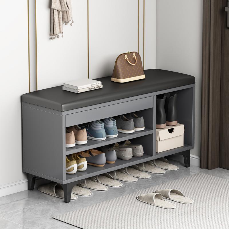 鞋柜家用门口可坐式换鞋凳一体简约现代客厅储物凳穿鞋凳小型鞋架