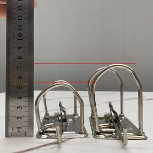 快劳夹配件 2孔超大容量装订两孔夹7厘米厚大金属铁夹文件按压夹