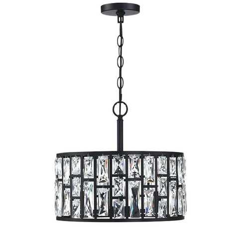 美式简约水晶吸顶灯圆形过道轻奢走廊灯楼梯玄关卧室书房复古