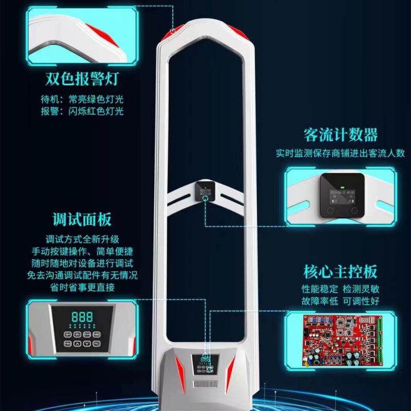 超市防盗报警器服装店防盗门禁文创百货商场感应声磁防盗磁门新款