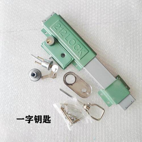 RI0T大门锁212方钢大门锁双扇门铁门木门防盗锁木门老式齿条锁双