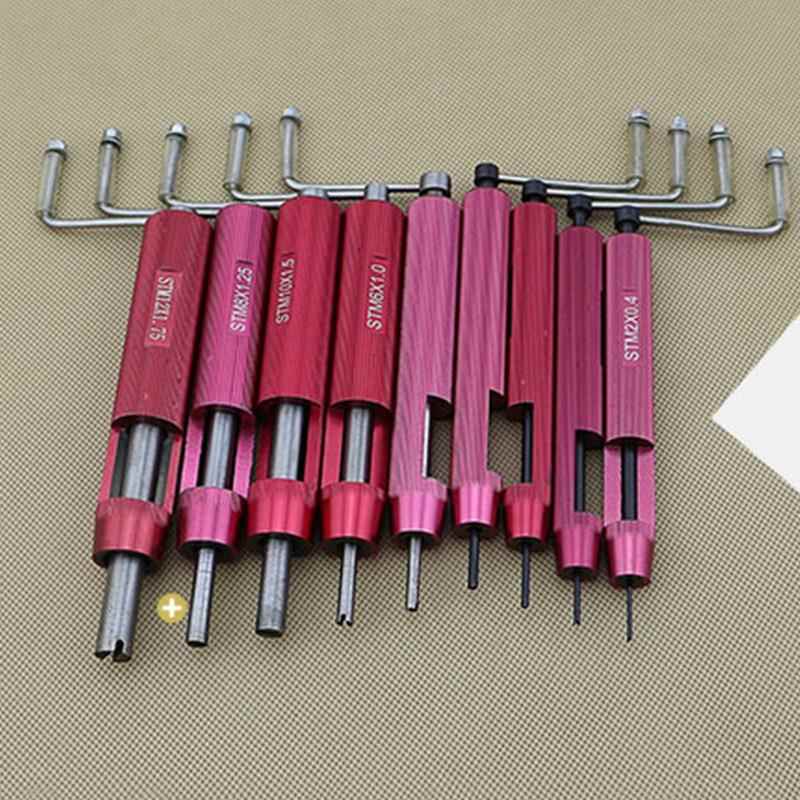 现货 HSS高速钢手动 钢丝螺纹护套板手 牙套安装板手 M2-M12