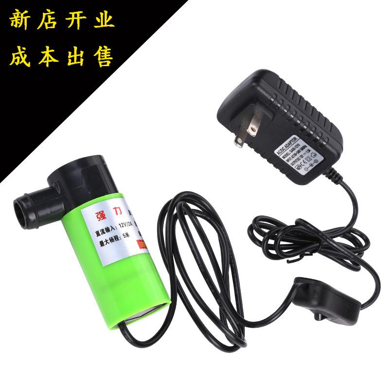 12V直流小型220V家用潜水泵迷你开槽机小水泵自吸泵水钻专用