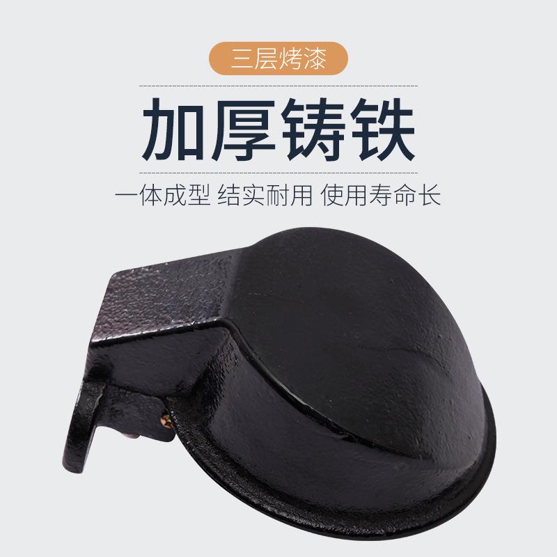 猪用触碰式喝水碗三层烤漆仔猪铸铁自动饮水碗仔猪喝水碗喂水器