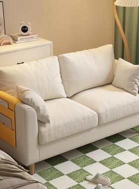 发小客户型简约现代人卧室出租房沙BUK简易网红双三人厅布艺厂家