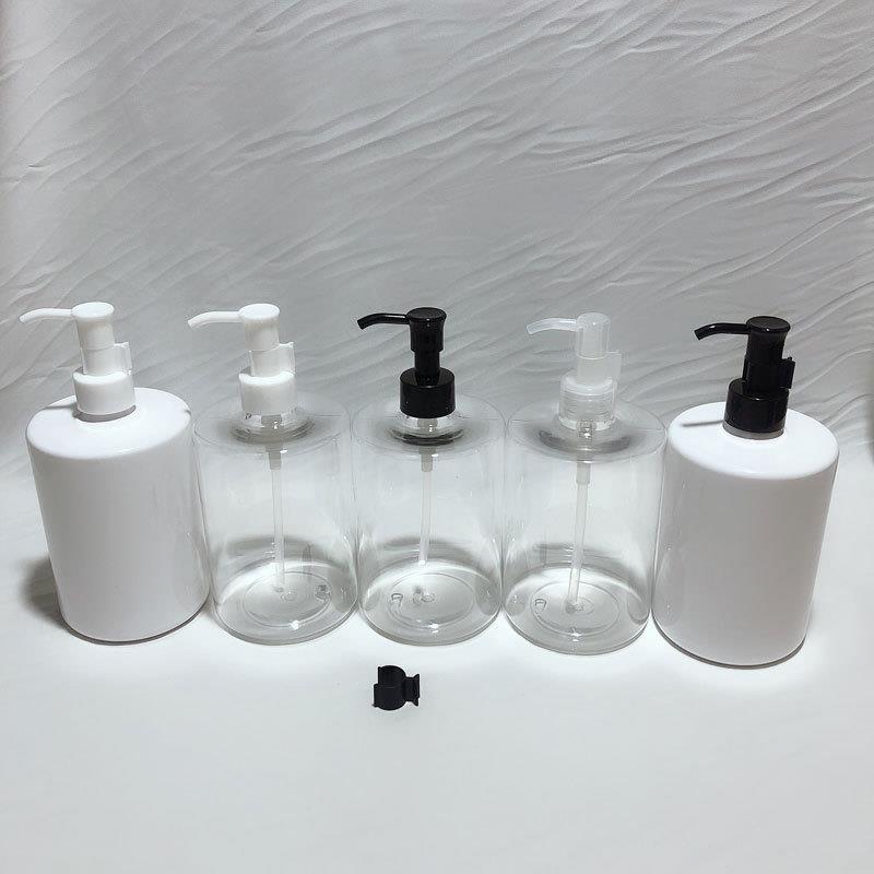 卸妆油泵ml矮平肩分装瓶带卡扣洗手液洗发水沐浴露按压乳液瓶定制
