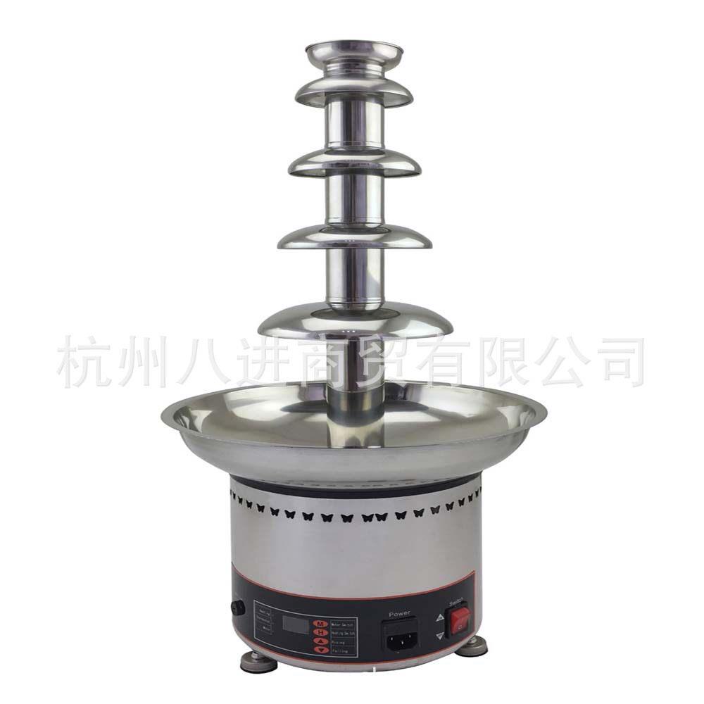 新款不锈钢巧克力喷泉机融化塔瀑布火锅熔浆机家用商用活动派对
