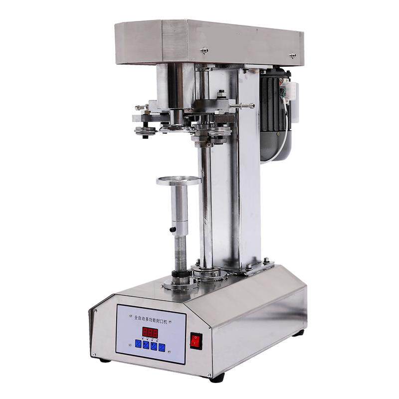 TDF-J160PET封罐机马口铁易拉罐塑料罐纸罐食品电动压盖机饮料