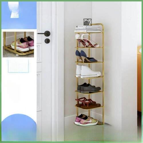 Shoe rack,door type shoe cabinet,multilayer narrow shoe rack
