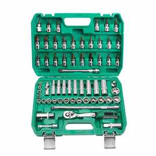 /中快速套筒扳手工具套装中飞套筒组合多功能汽修维修工具盒子