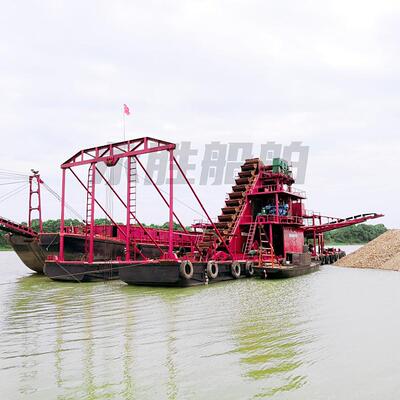 云南链斗式挖砂选金淘金船大小型挖沙选矿一体设备定-制实力工厂