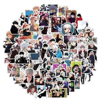 100pcs Anime Jujutsu Kaisen Sticker Sorcery Fight Stickers