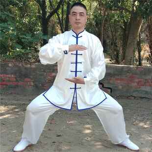 正品弹力南拳韩丝太服春夏中老年武太极极服装男练功服术表演服功