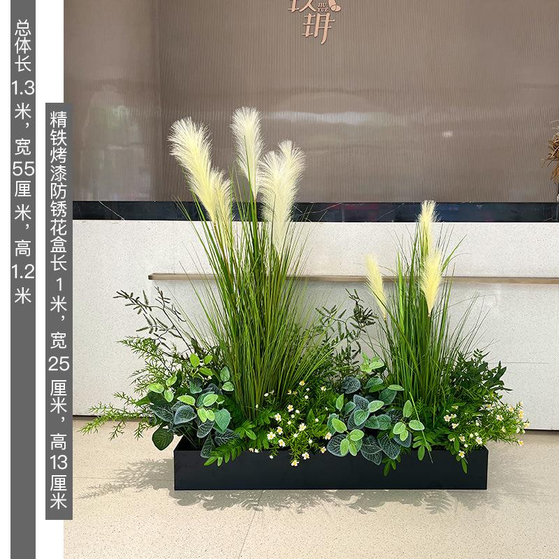 仿真绿植造景室内大型植物落地盆栽布置橱窗景观装饰摆件角落绿植