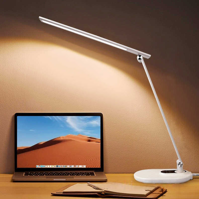 长臂台灯电脑桌办公护眼学习工作折叠简约卧室床头酒店台灯国AA级