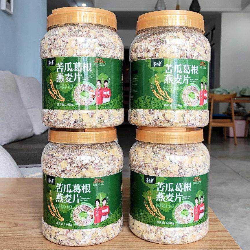 苏老泉苦瓜葛根燕麦片正品无添加蔗糖冲泡食糖人早餐减身代餐主食