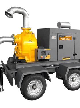 施用6000立方LMN0柴油泵车大泽动力T急O600工PM防汛抗洪应排水水