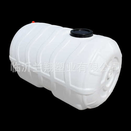 1000L升卧式塑料桶|加厚白色食品级圆形塑料储水桶水箱大水桶