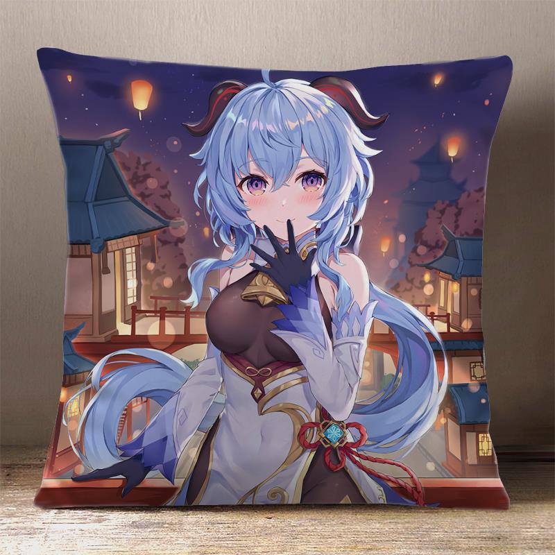 正品原定神甘雨抱枕周王边女仆椰二羊小姐动漫次元双面制睡觉宿舍