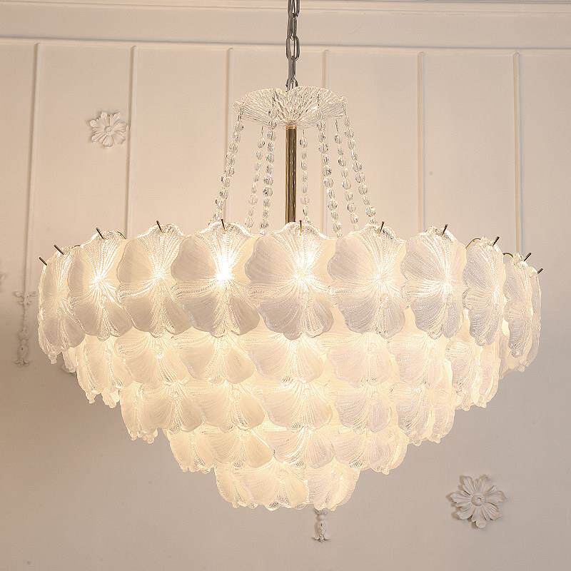 法式客厅主灯吊灯轻奢高级感装饰创意艺术浪漫花朵少女心卧室房灯