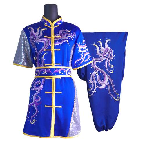 正品大业亨通套 武术服演服比赛专用服装竞儿童赛服练功演出服装