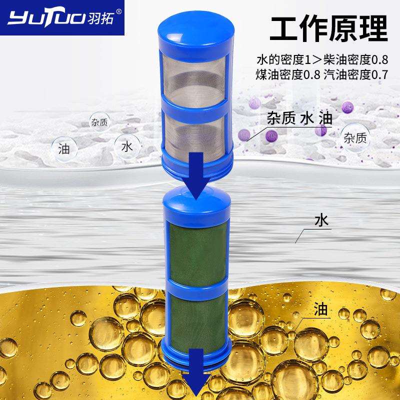 油水分离过滤器汽油柴油漏斗双层四滤芯油滤水油分离设备燃油