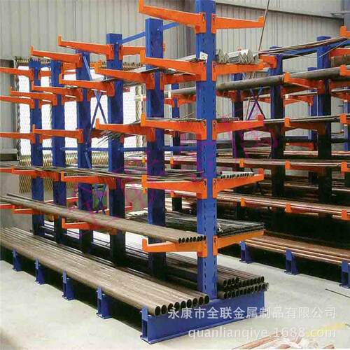 厂家直供双面重型悬臂货架绍兴布匹建材存储悬臂货架重型横梁货架