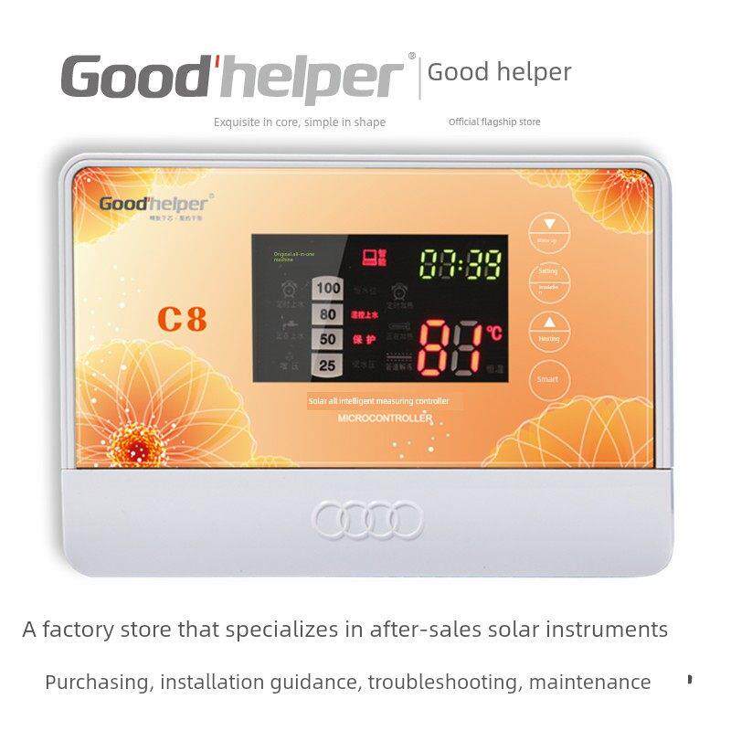 好帮手全智能太阳能热水器控制器显示温度控制测量和控制仪表自动