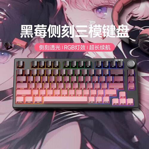 迈从Ace68磁轴机械键盘小型机械手感有线键盘静音笔记本外接三模
