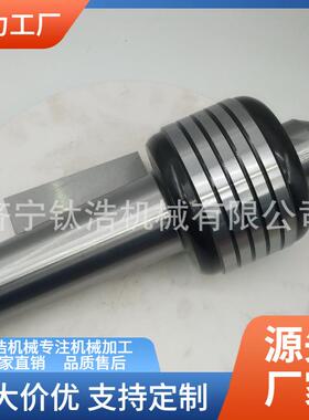 莫氏MTA6号F124外圆沟槽回转合金带扁尾顶针直销价格