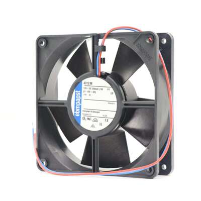 原装德国ebmpapst风扇4312/12M DC12V 机箱机柜通信通讯散热