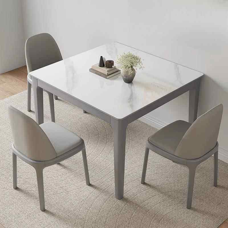 实木岩板小方桌家用小户型公寓出租房餐桌正方形打牌吃饭四方桌子,住宅家具,岩板餐桌,淘宝优惠券,粉丝福利购,淘宝优惠卷