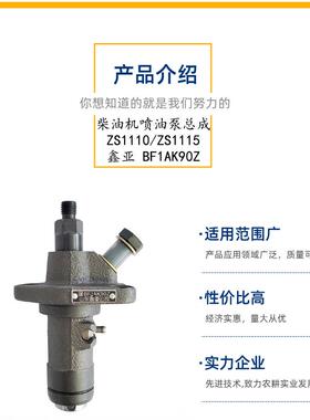 亚常柴单鑫杠柴油喷油泵总1柴油机喷成机zs1110zs115柴油机喷油泵