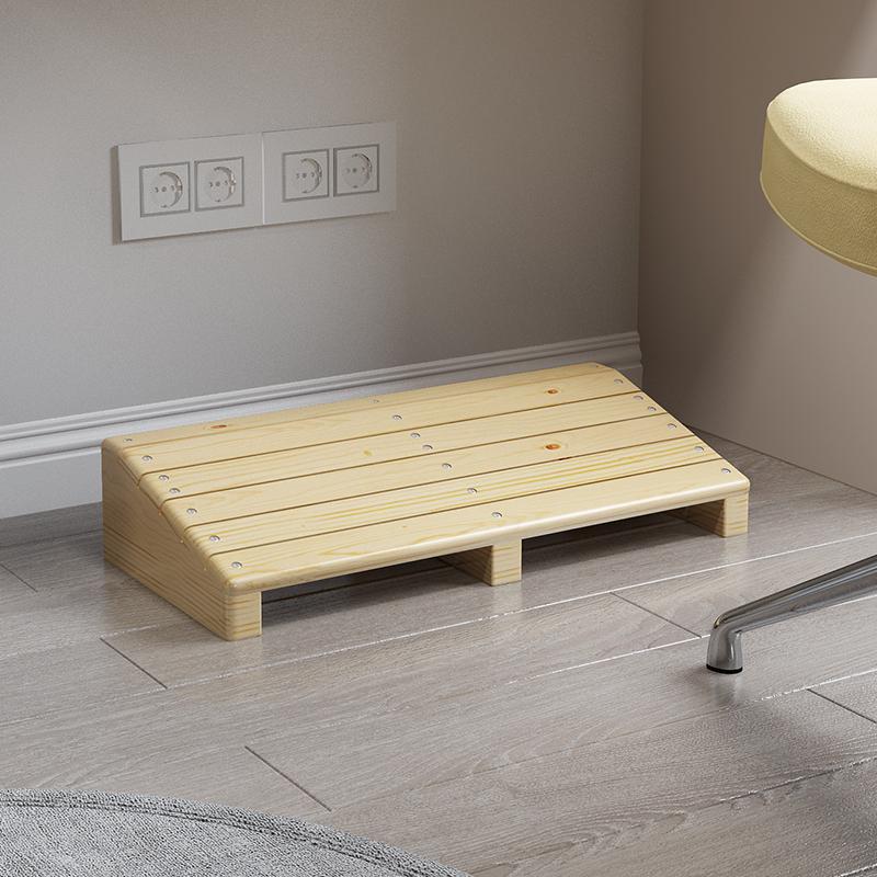 实木放脚架搁脚架实木脚踏板垫脚凳办公桌搁脚凳搁脚板脚踏可