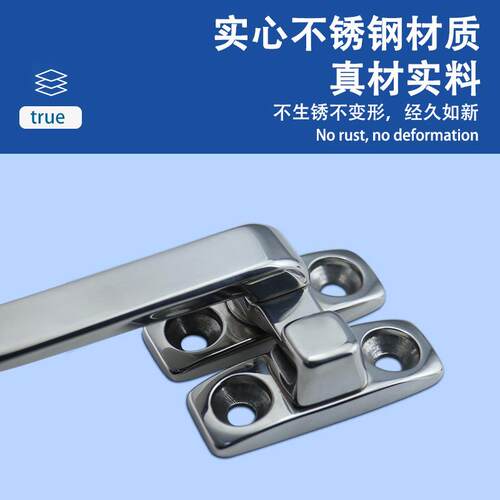 304不锈钢把手锁LCR80/LCL100执手锁FHS31/41锁具锁芯现代简约风