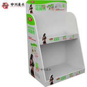 开发设计零食台面架即食零食货架桌面陈列架雪弗板pvc异形展示架